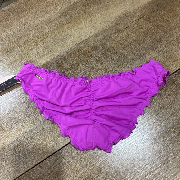 Purple Ruffled Bikini Bottom - Picture 2 of 2